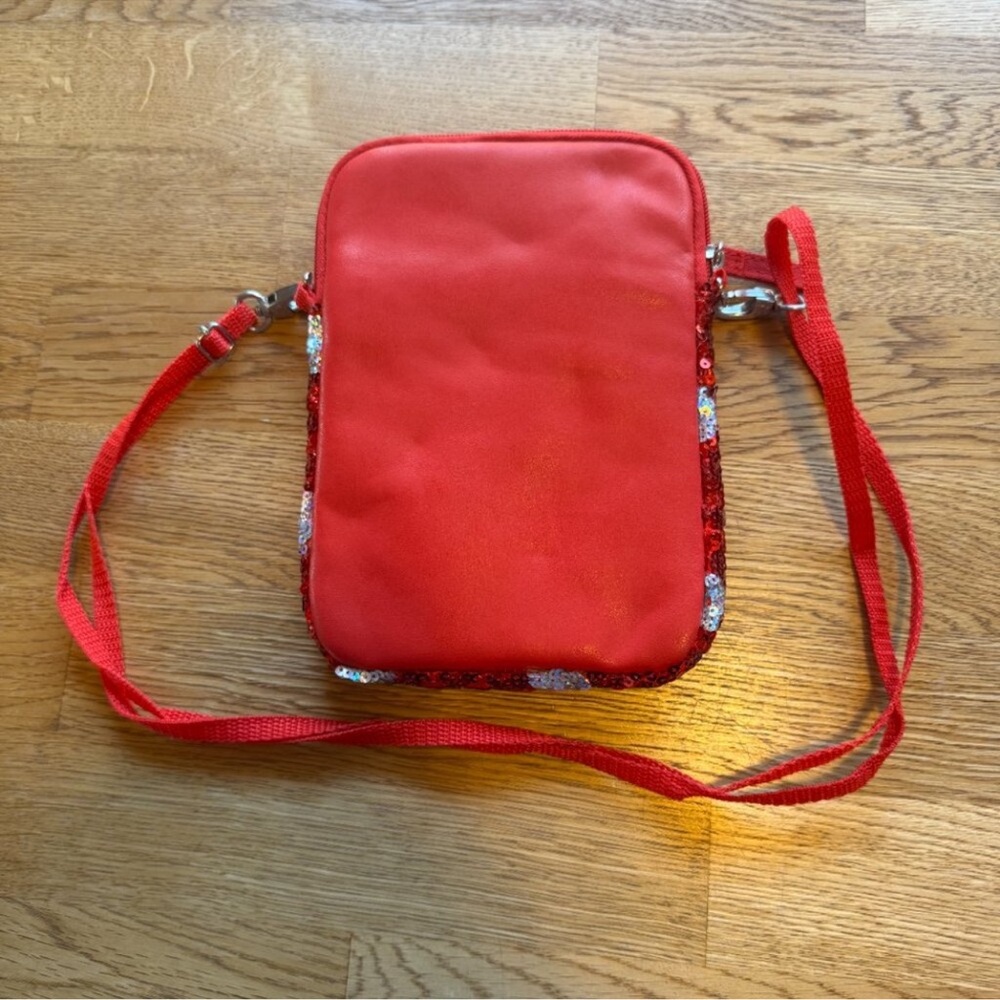 DISNEY Minnie Mouse Red Polka Dot Crossbody Bag - Picture 4 of 13
